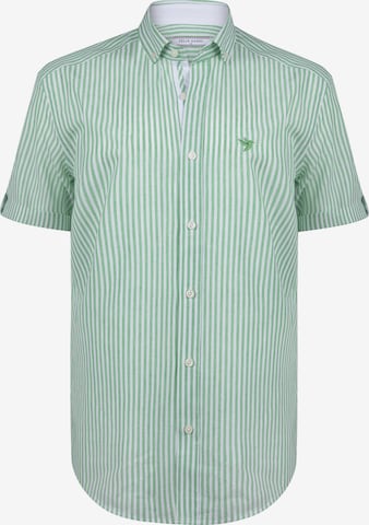 Coupe regular Chemise Felix Hardy en vert : devant
