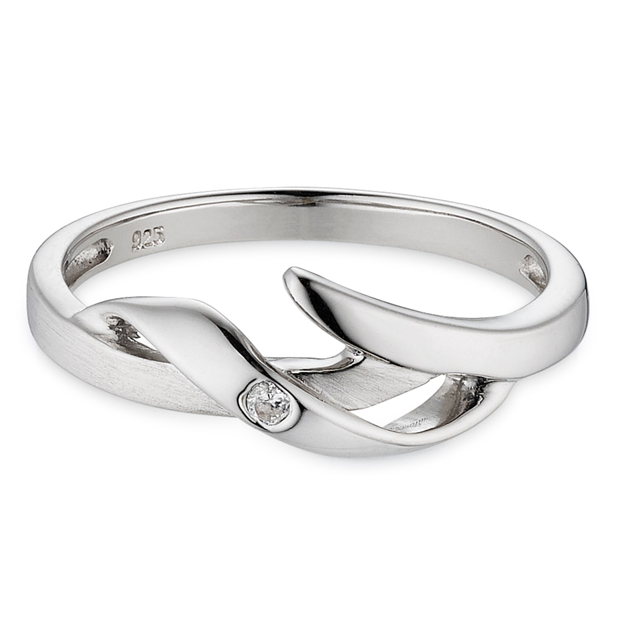 Bruno Banani LM Ring in Silver: front