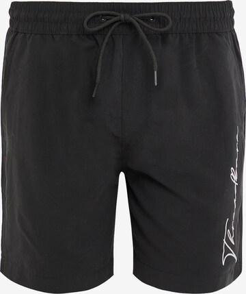 Threadbare Swimming shorts 'Emblem' in Black: front