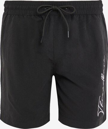 Threadbare Badeshorts 'Emblem' in Schwarz: predná strana