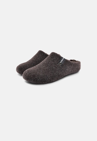 Pantoufle 'YORK PICOS' VERBENAS en marron