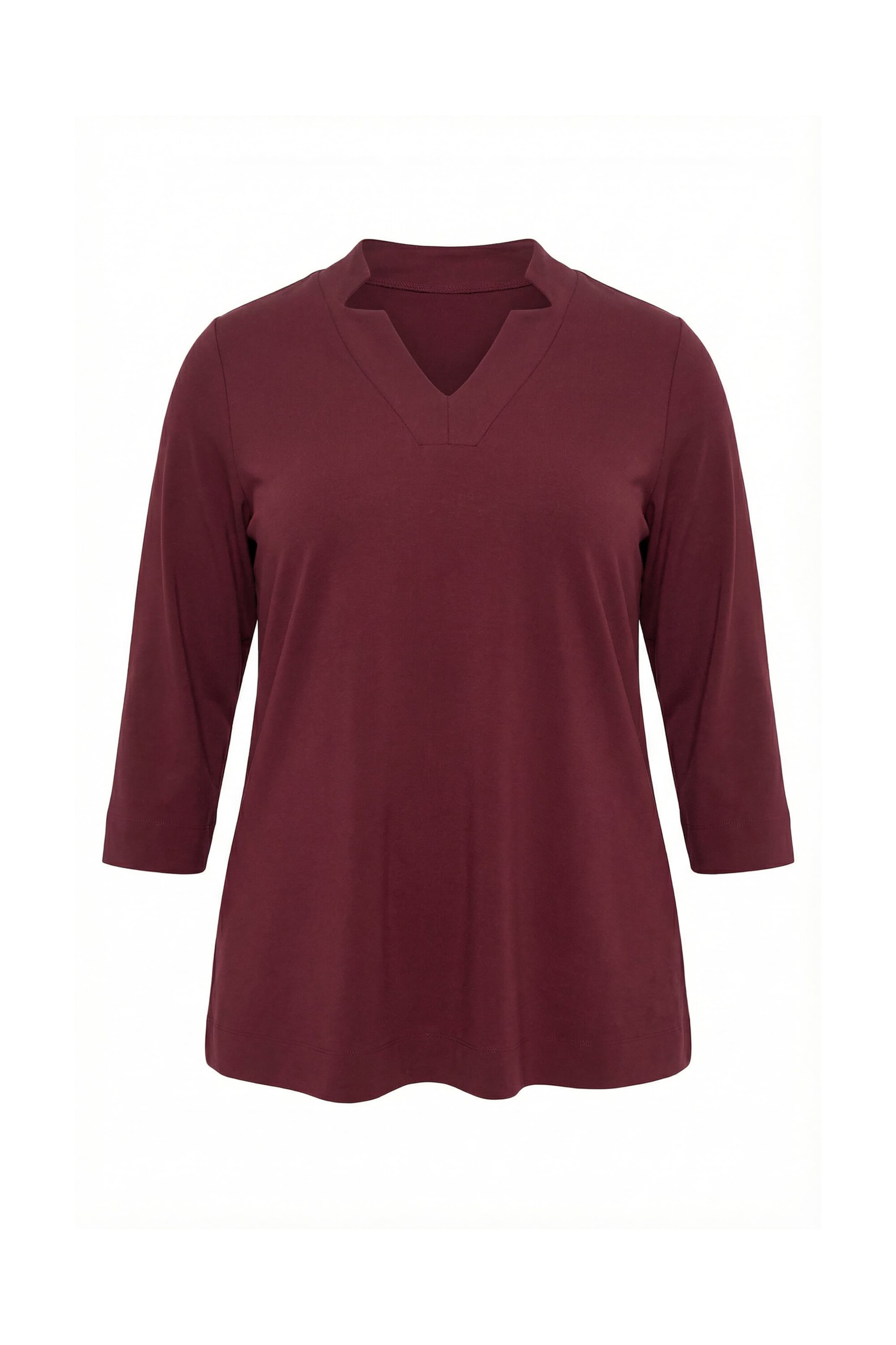 Ulla Popken Shirt in Rood: voorkant