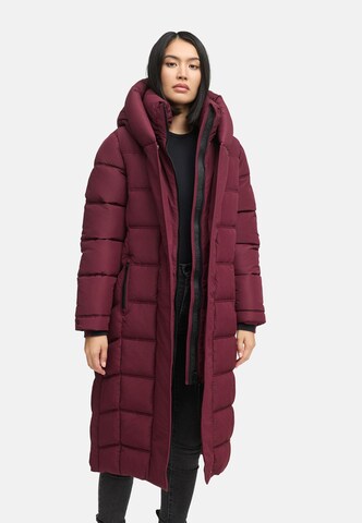 Manteau d’hiver 'Engelsfeder XIV' NAVAHOO en rouge : devant