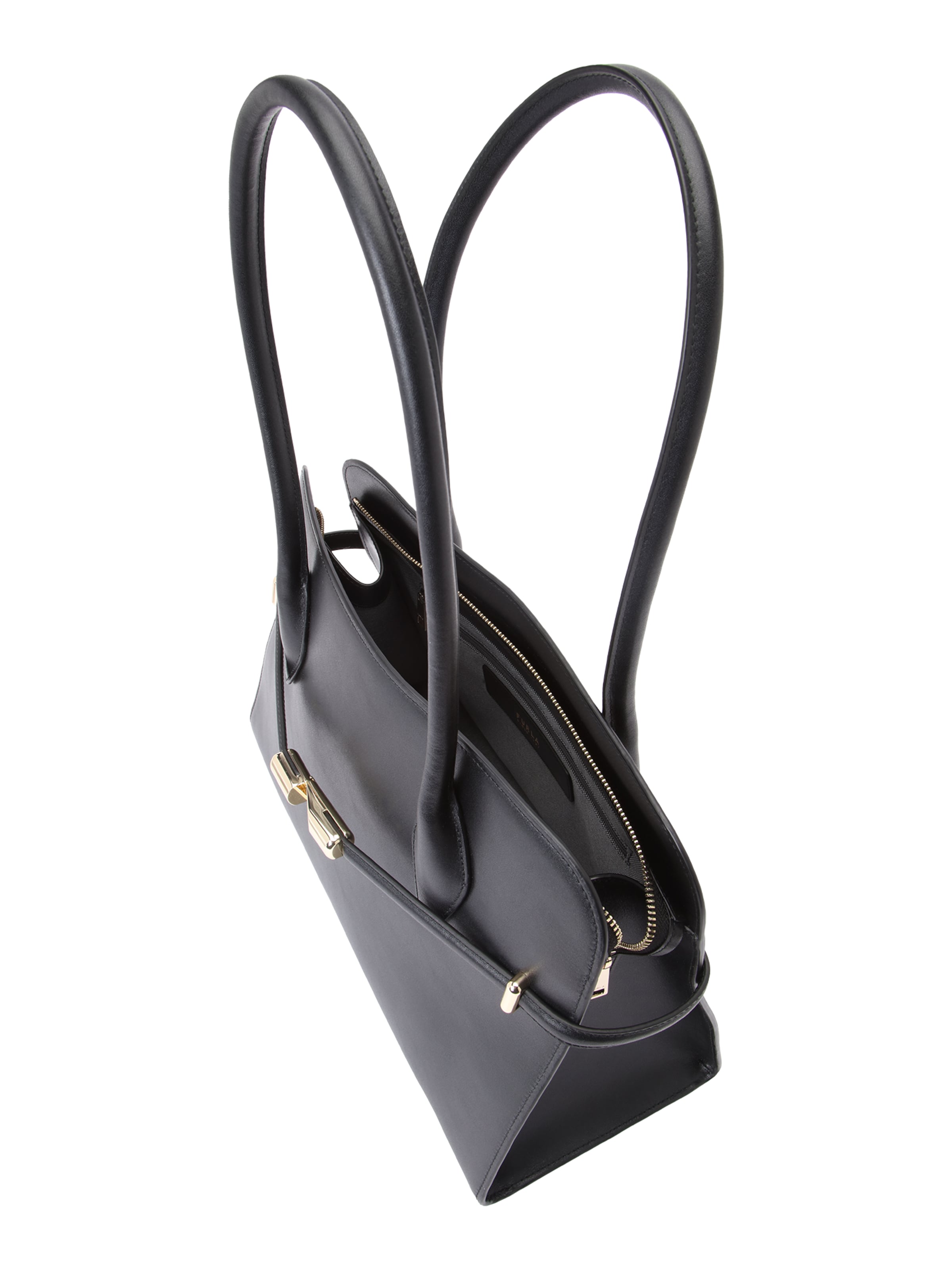 FURLA Õlakott 'GOCCIA', värv must