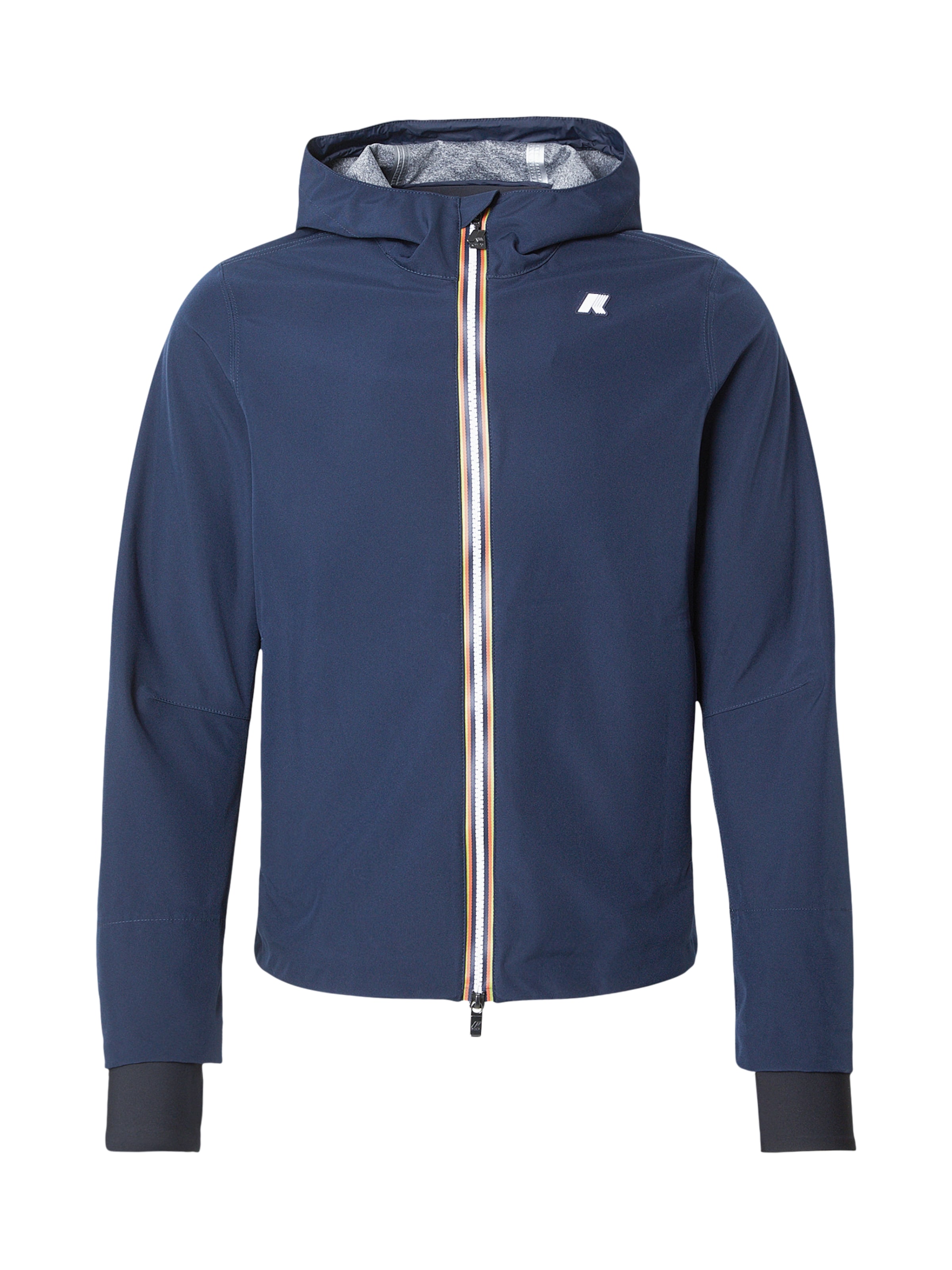 K-Way Přechodná bunda 'Jacko Bonded' – modrá: přední strana