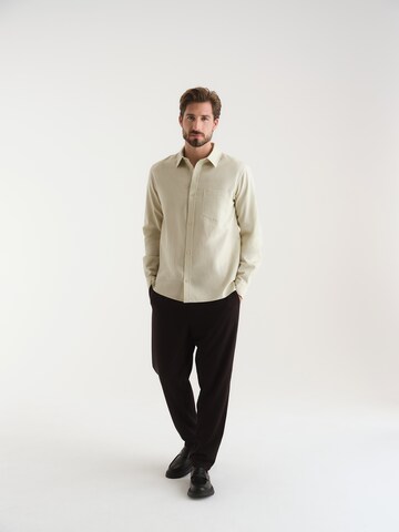TRAPP Regular Fit Skjorte 'Mattis' i beige