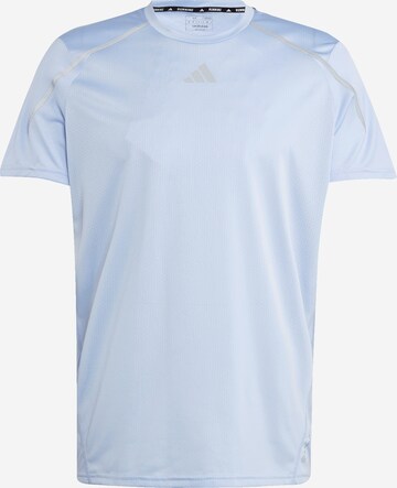 mėlyna ADIDAS PERFORMANCE Sportiniai marškinėliai 'Confident Engineered': priekis