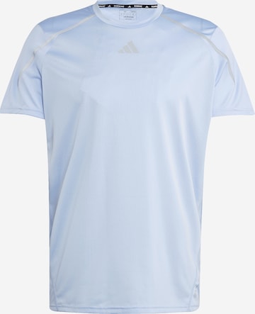ADIDAS PERFORMANCE - Camisa funcionais 'Confident Engineered' em azul: frente