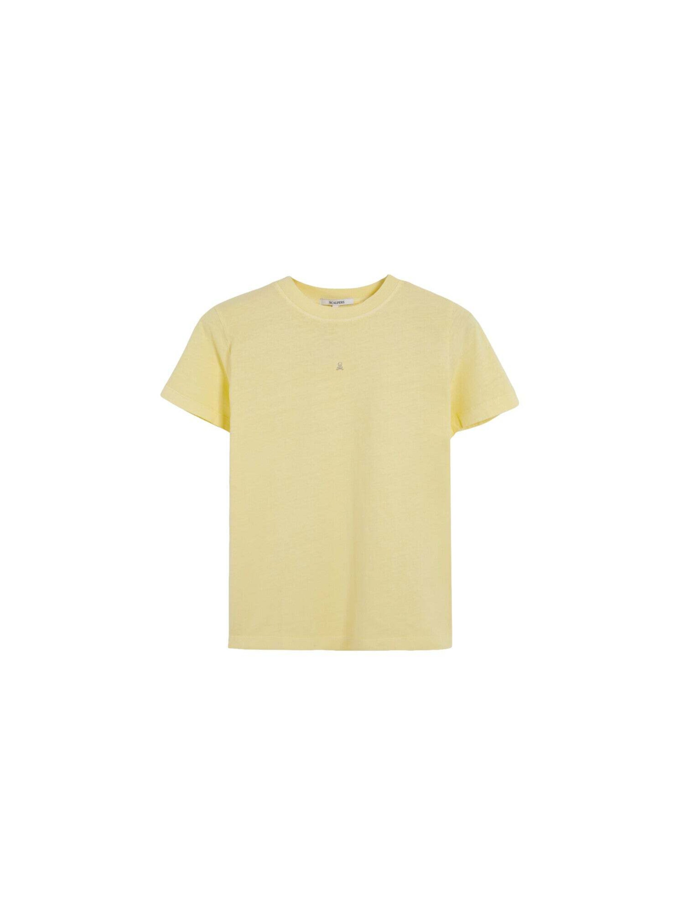 Scalpers Tričko - Žltá: predná strana