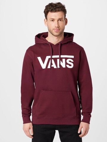 VANS - Regular Fit Sweatshirt 'Classic II' em vermelho: frente