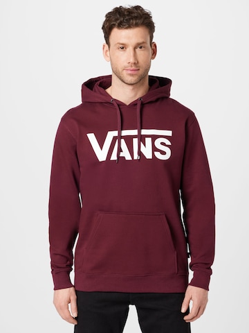 VANS Regular fit Sweatshirt 'Classic II' in Red: front