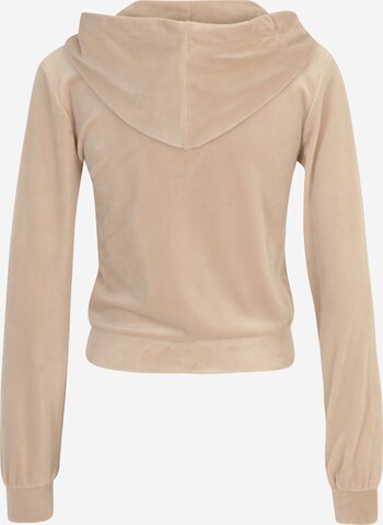 Gina Tricot Sweat jacket 'Melinda' in Beige