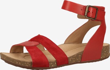 CLARKS Sandals in Red: front