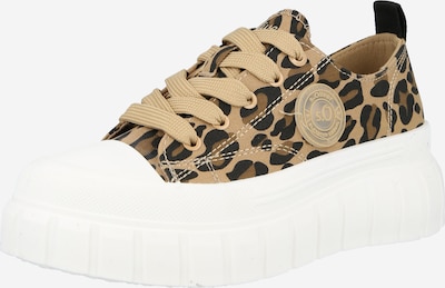 s.Oliver Sneaker in schoko / mokka / schwarz, Produktansicht