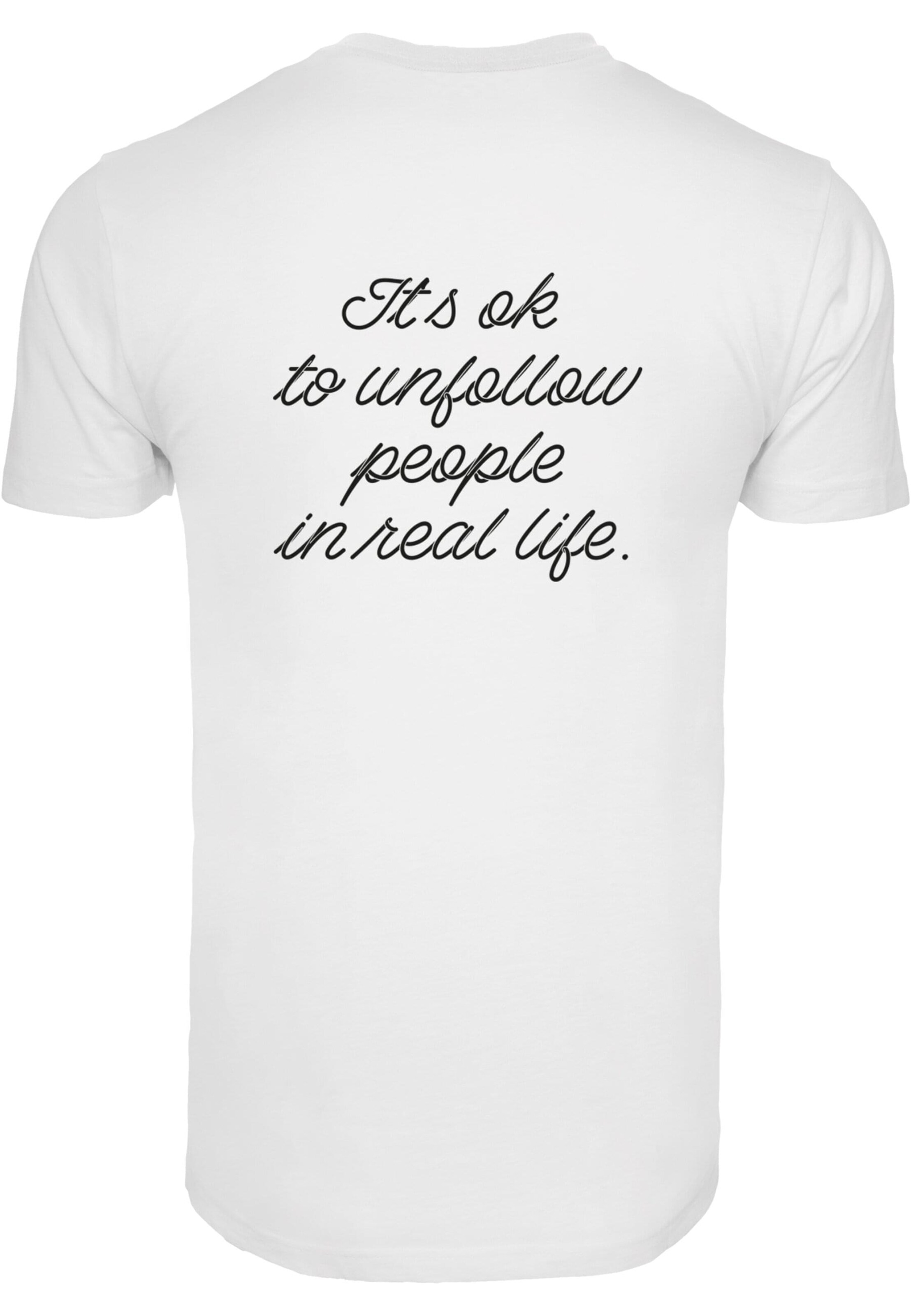 T-Shirt 'Heartbreak' Merchcode en blanc