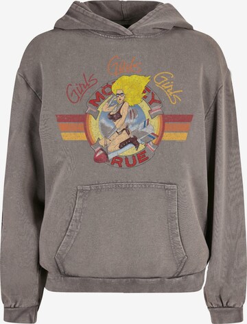 Merchcode Sweatshirt 'Motley Crue - Bomber Girl' in Grey: front