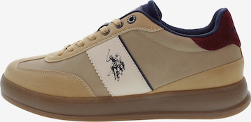 U.S. POLO ASSN. Platform trainers 'Campy' in Beige: front