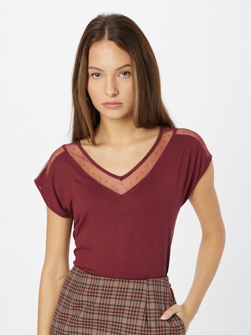 ABOUT YOU Shirt 'Bettina' in Rood: voorkant