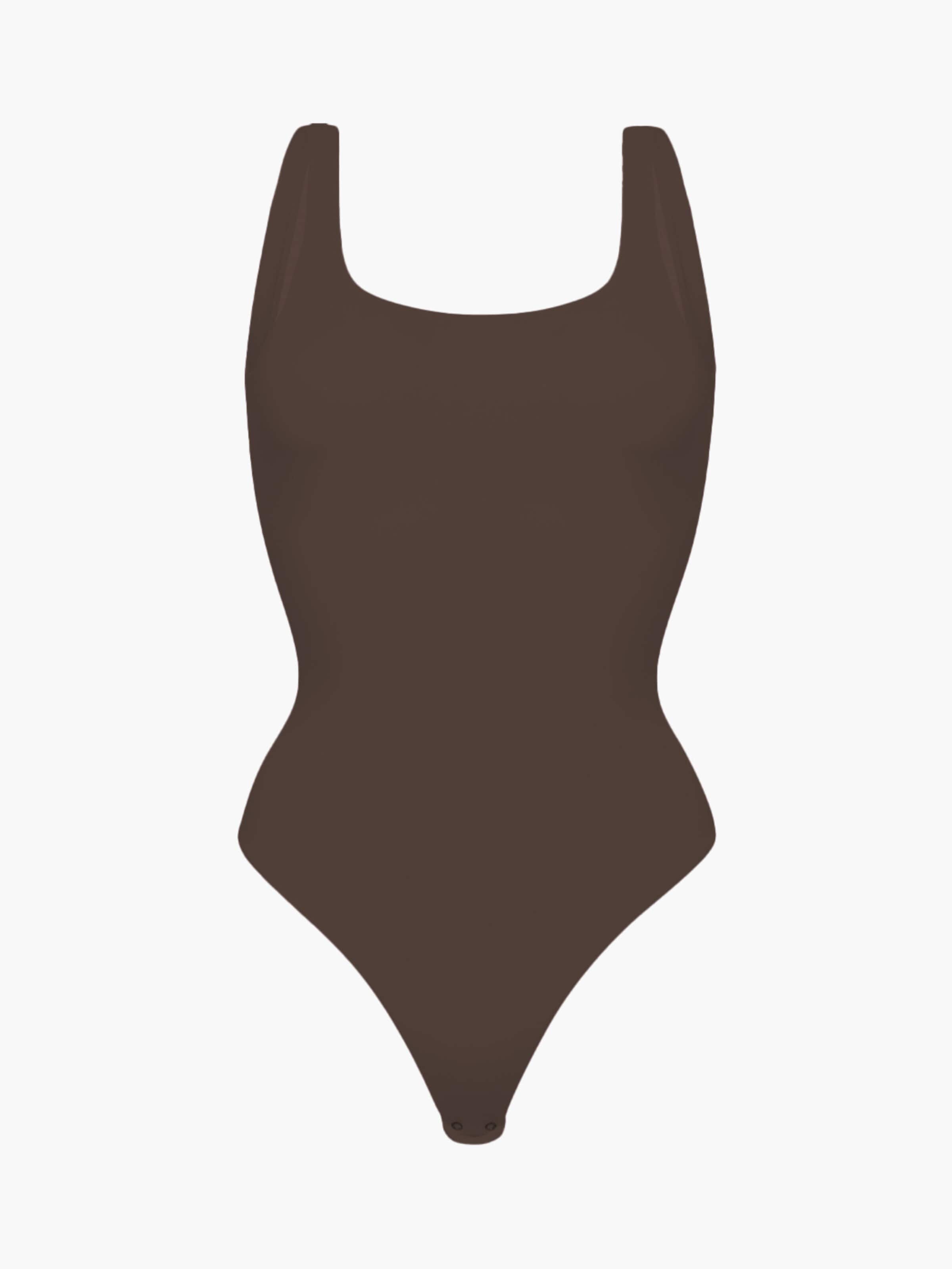 cfab (formerly creamy fabrics) Shapingbody 'Low Back - Body' i brun: framsida