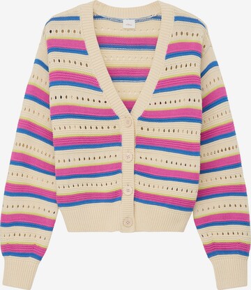 s.Oliver Knit Cardigan in Beige: front