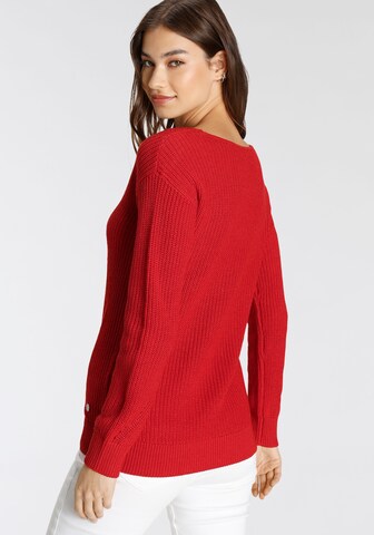 TAMARIS Pullover in Rot