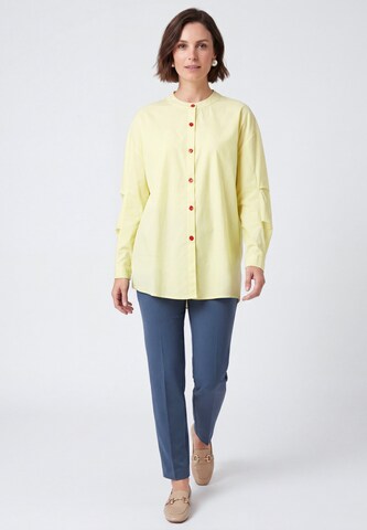 Chemisier Usha en jaune