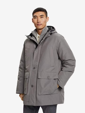 ESPRIT Winter Jacket in Grey: front