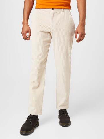 Les Deux Regular Chino 'Como' in Beige: voorkant