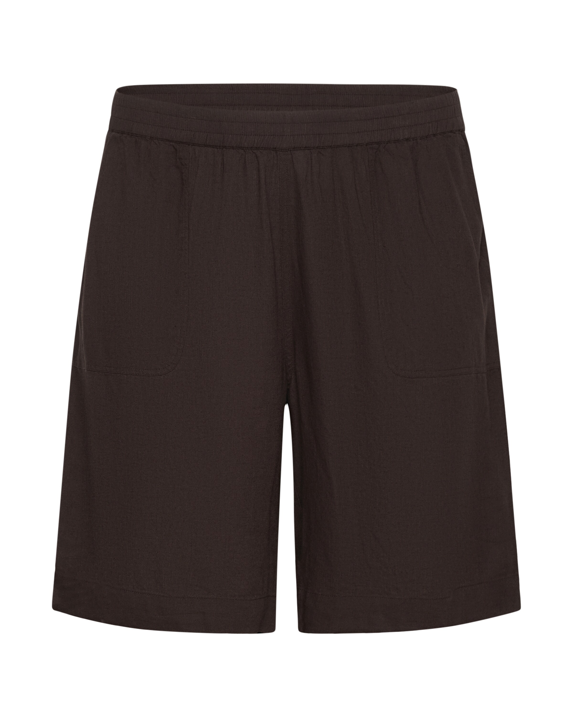 KAFFE CURVE Trousers 'KCmille' in Brown: front