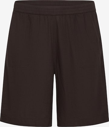 KAFFE CURVE Trousers 'KCmille' in Brown: front