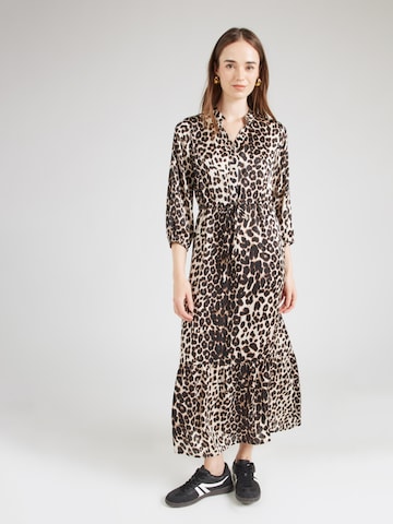 Robe-chemise 'Joelina' ABOUT YOU en noir : devant
