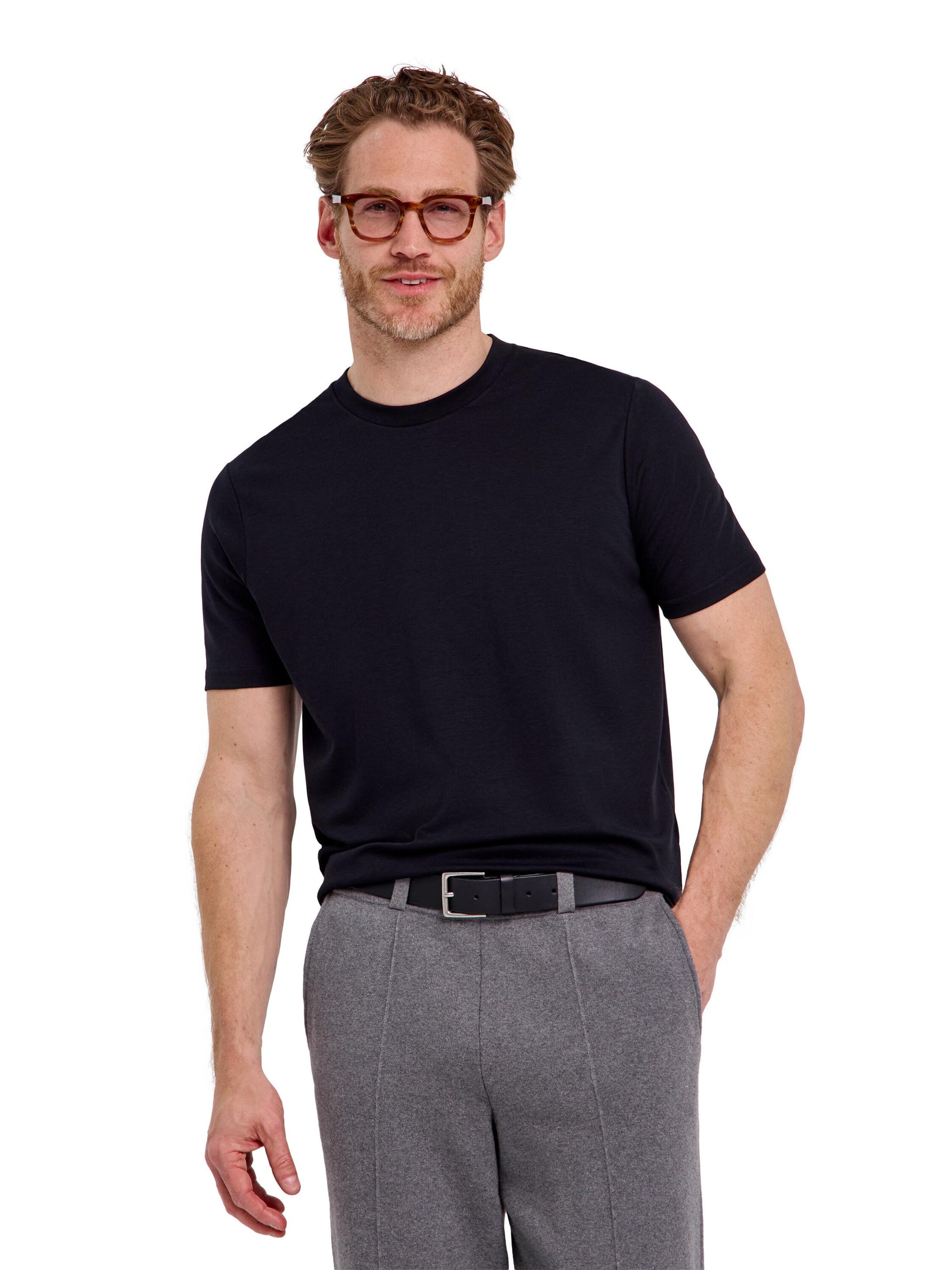 FALKE Basic in Schwarz: Vorderseite