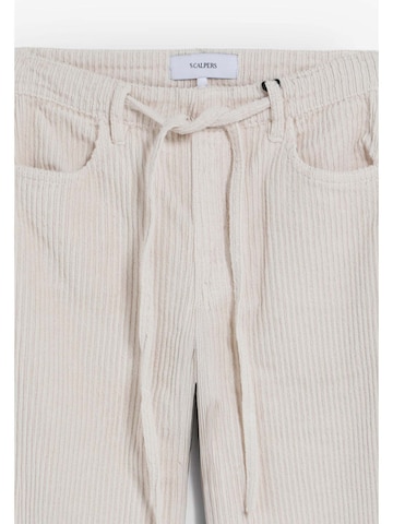 Scalpers Štandardný strih Nohavice - Béžová