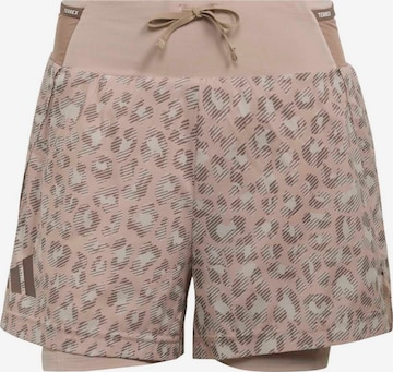 ADIDAS TERREX Regular Ulkoiluhousut 'Xploric' värissä beige: etupuoli