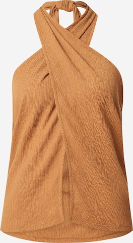 EDITED Top 'Charlott' in Braun: Vorderseite