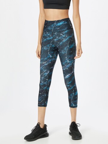 Skinny Pantalon de sport Marika en bleu : devant