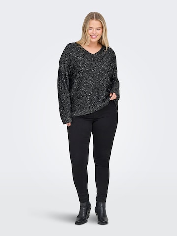 ONLY Carmakoma Svetr 'CARARIZONA' – černá