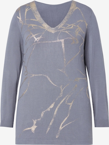 MIAMODA Sweater in Grey: front