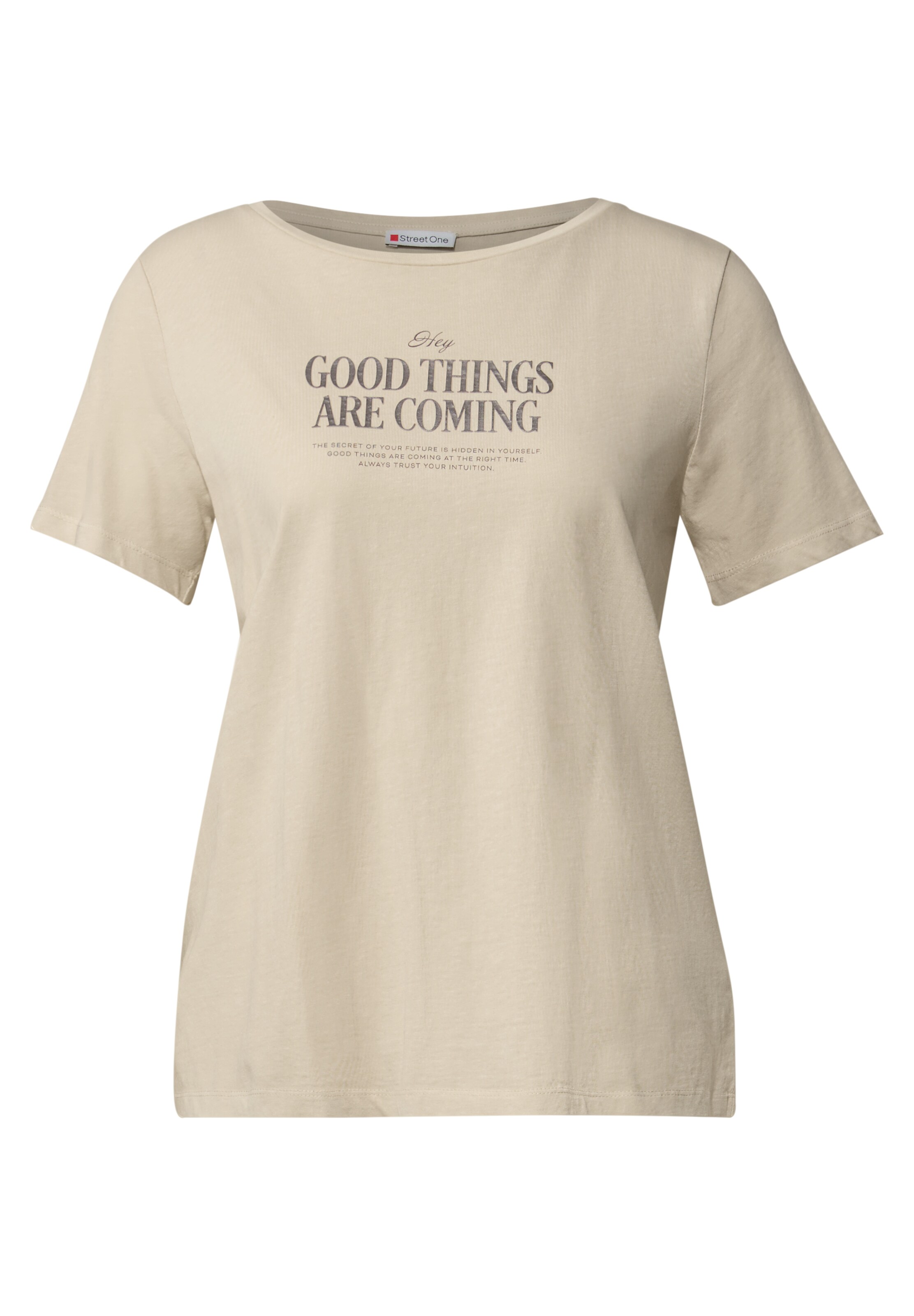 STREET ONE Shirt in Beige: front