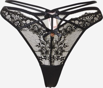 Boux Avenue String 'YONINA' i svart: framsida