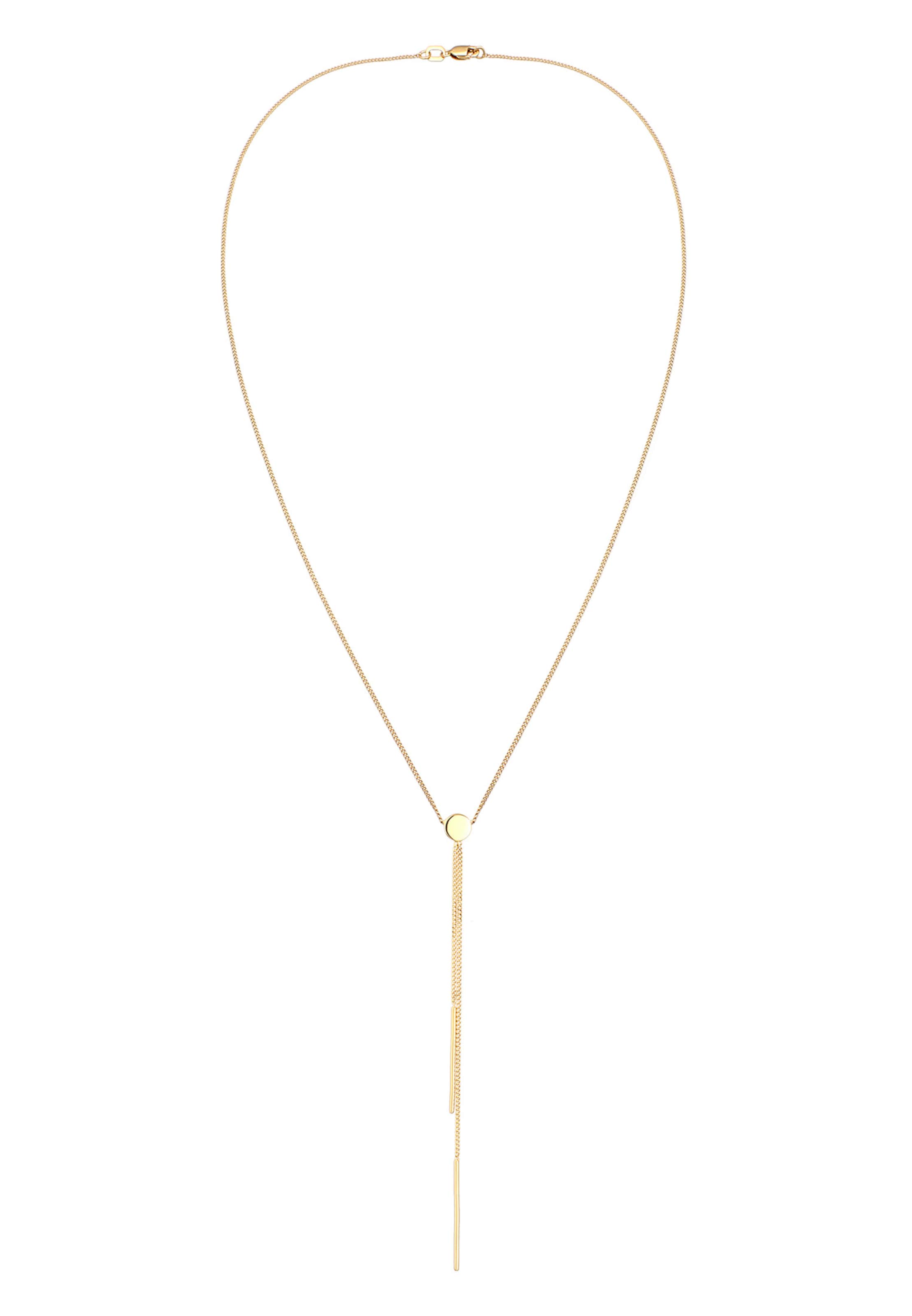 ELLI PREMIUM Kette in Gold: Vorderseite