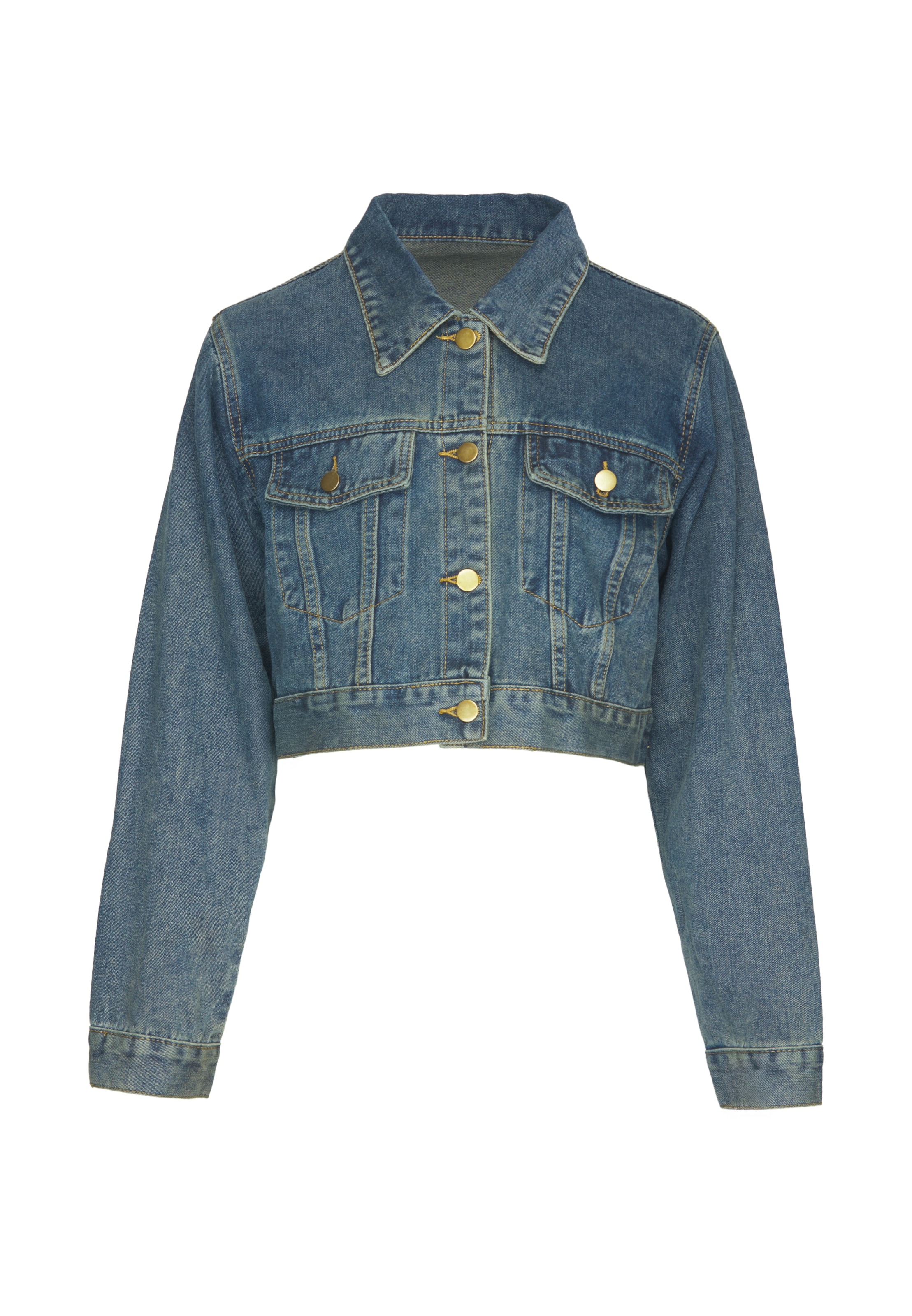 MYMO Between-Season Jacket in S in Blue denim, Item view