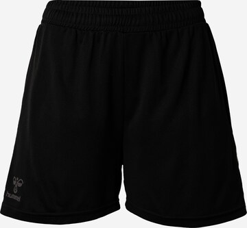 Regular Pantalon de sport 'ACTIVE' Hummel en noir : devant