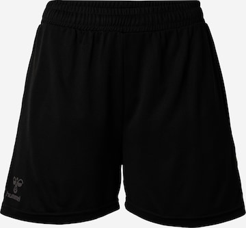 Hummel Regular Workout Pants 'ACTIVE' in Black: front