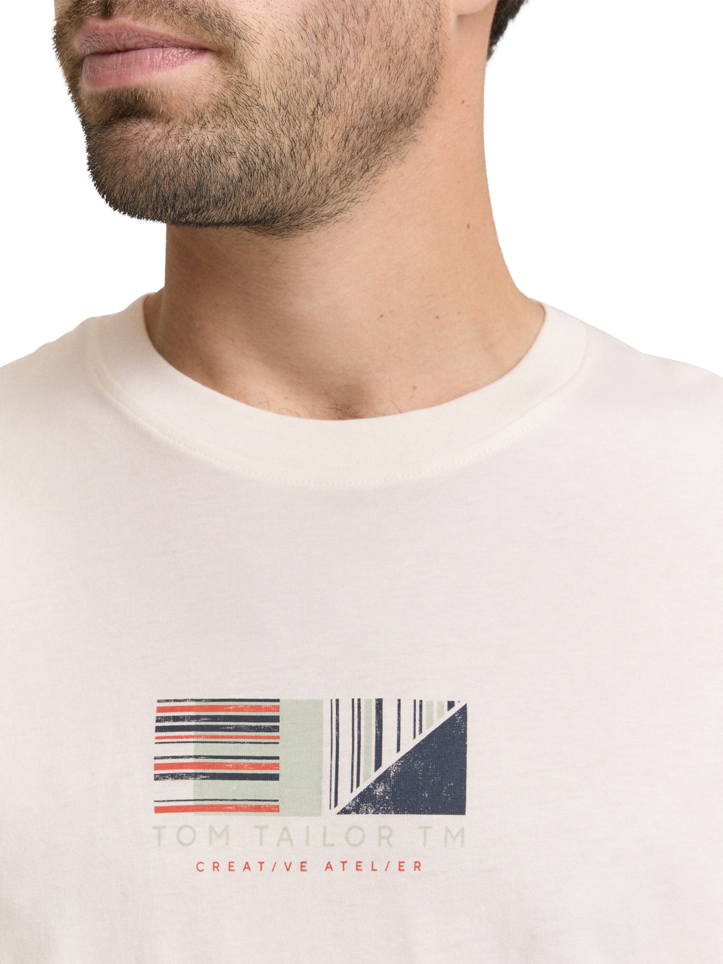 TOM TAILOR - Camiseta en blanco