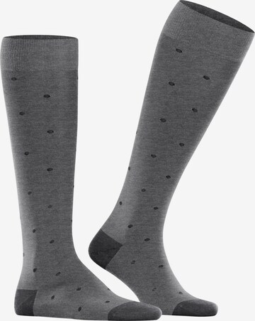 FALKE Knee High Socks 'Dot' in Grey: front