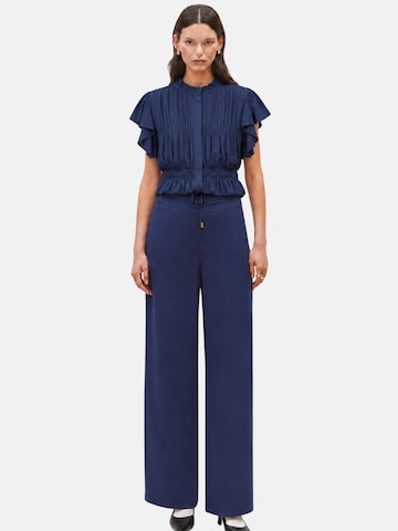 Suncoo Blouse in Blue: front