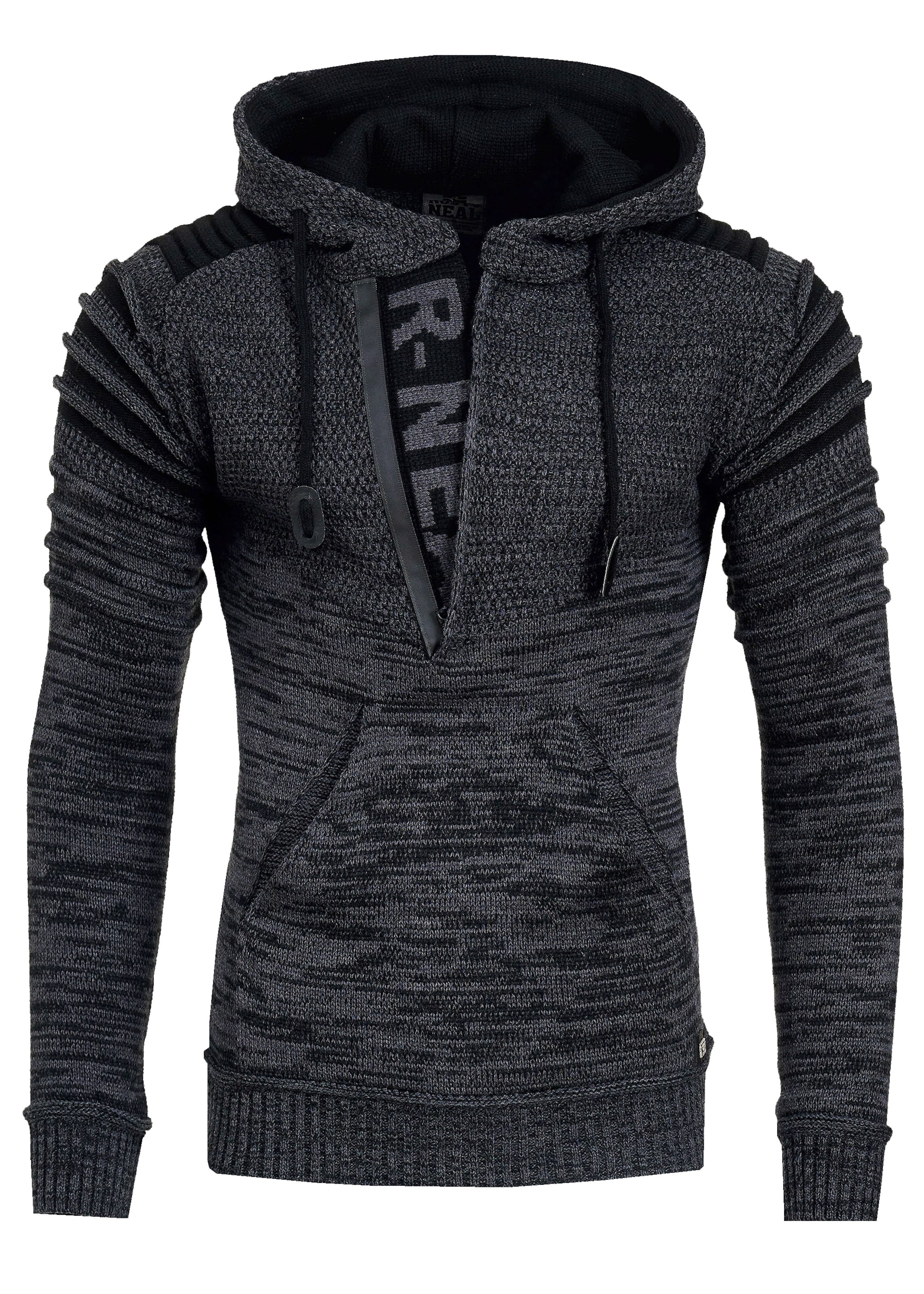 Rusty Neal Trui in Grijs: voorkant