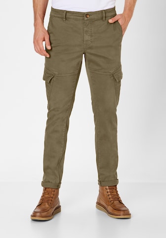 REDPOINT Tapered Cargohose in Grün: predná strana