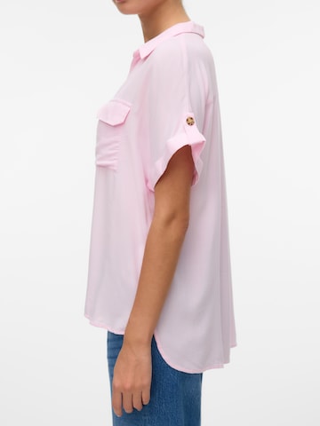 Camicia da donna 'VMBumpy' di VERO MODA in rosa
